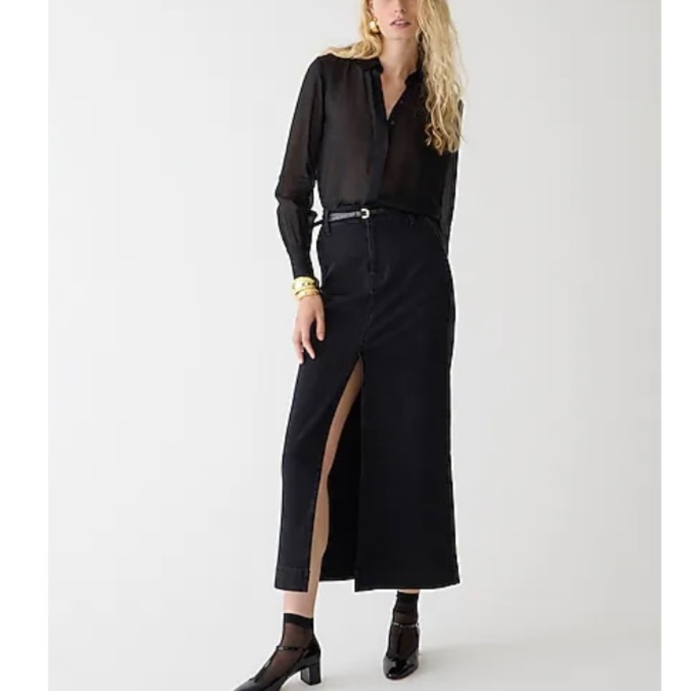 J. Crew denim skirt
